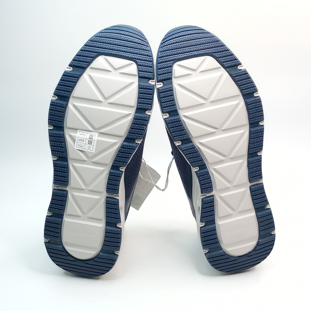 Skechers Swift Fit Hands Free Sneaker Men Size 10.5 Navy Mesh Glide-Lite Dual - Picture 9 of 9